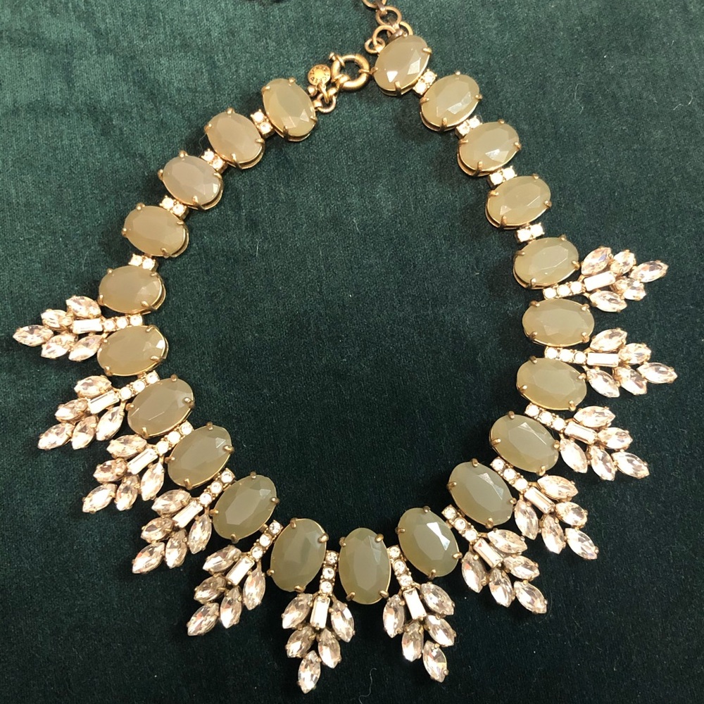 J. Crew x Lulu frost crystal necklace